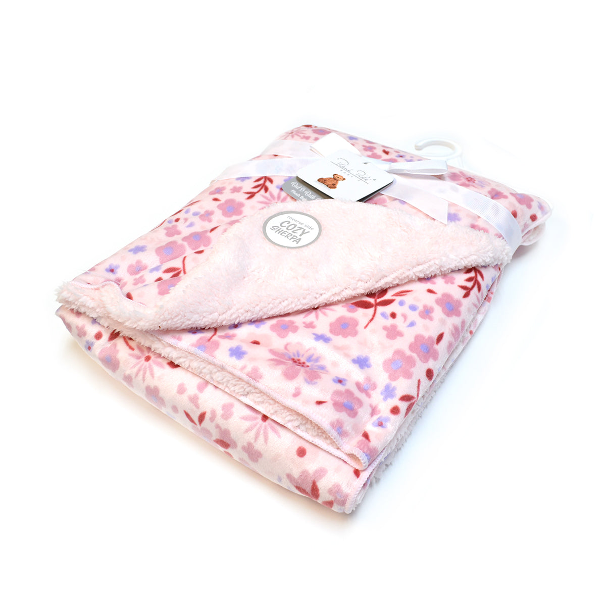 Super Soft Reverse side Cozy Sherpa Plush Baby Blanket