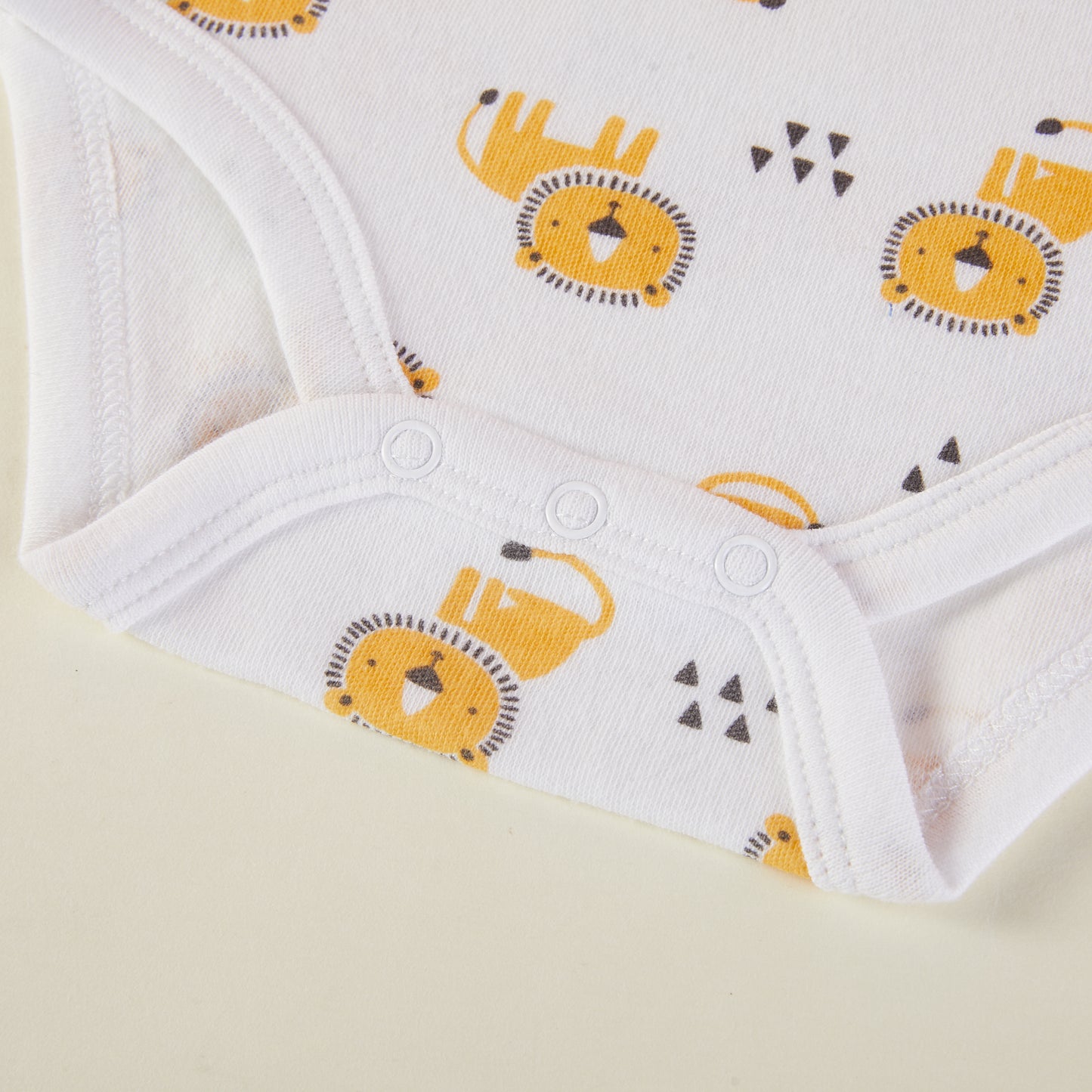 Baby Lion Roar Pattern Bodysuits, Pack of 3