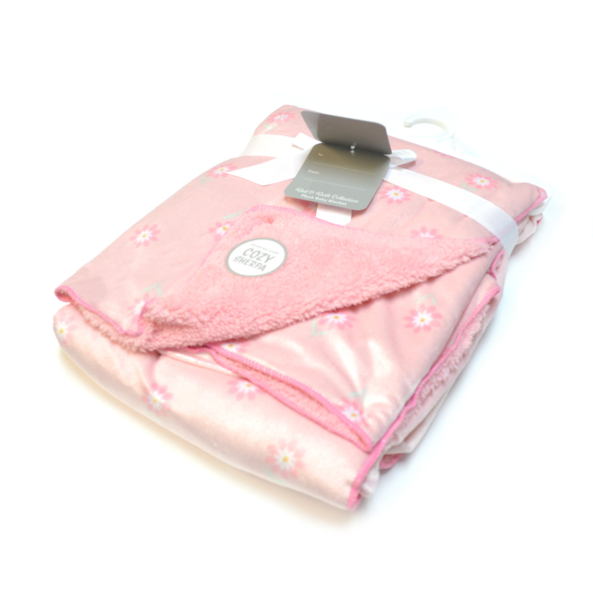 Super Soft Reverse side Cozy Sherpa Plush Baby Blanket