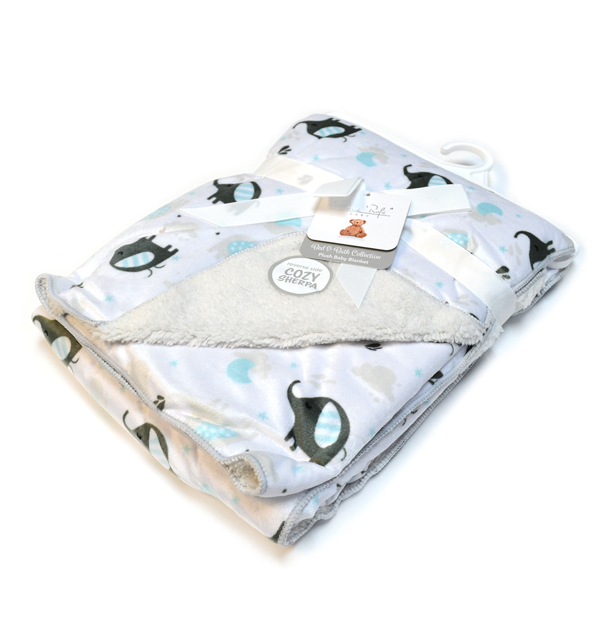 Super Soft Reverse side Cozy Sherpa Plush Baby Blanket
